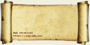 Žanka Mijailović vizit kartica